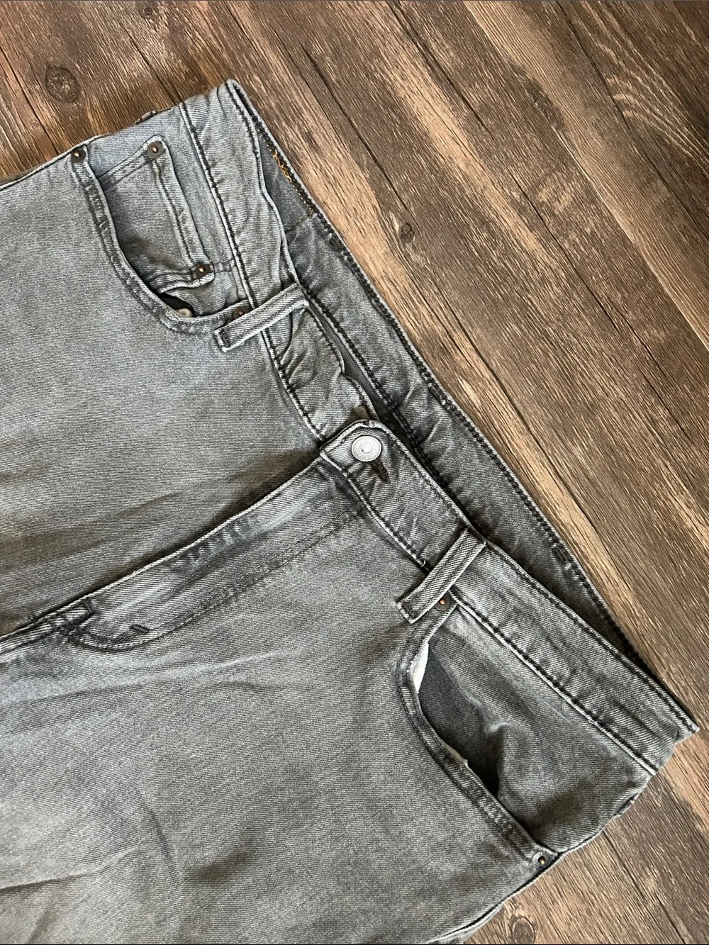 Levi's Men's Light Gray Straight Leg Jeans